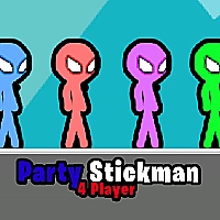 Party Stickman 4 Player Game Cover