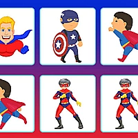 Super Heroes Memory Game Cover