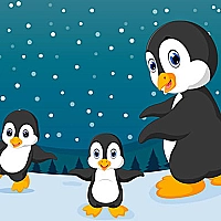 Winter Pinguins Memory Game Cover