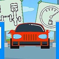 Car Parts Coloring Book Game Cover