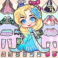 Hair Doll Dress Up World Game Cover