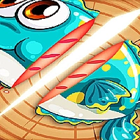 Ninja Fishing - Cut the fish Game Cover