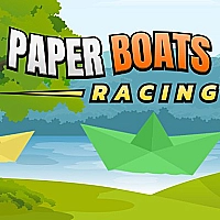 Paper Boats Racing Game Cover
