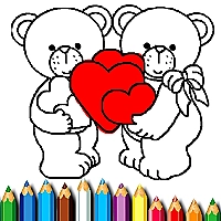 Happy Valentines Day Coloring Game Cover