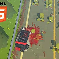 Endless Car Driving Zombie Zmash Game Cover