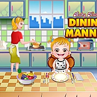 Baby Hazel Dining Manners Game Cover