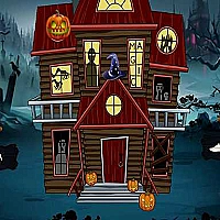 Halloween Magic Lady Escape Game Cover