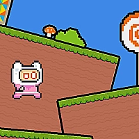 Pink Rush Speedrun Platformer Game Cover