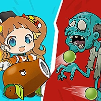 Plant Girl Defense Zombie Game Cover
