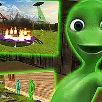 Yellow Alien Escape! Game Cover