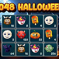 2048 Halloween Game Cover