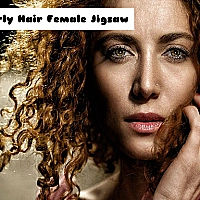 Curly Hair Female Jigsaw Game Cover