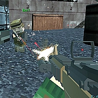 Pixel GunGame Arena Prison blocky combat Game Cover