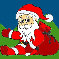 Santa Claus Coloring Book Game Cover
