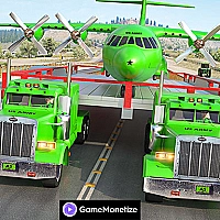 Us army car transport truck Game Cover