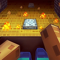 Parkour in the cave 3D Game Cover