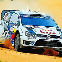 Rally Car Driving Jigsaw Game Cover