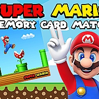 Super Mario Memory Card Match Game Cover