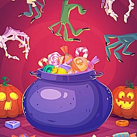 Cute Halloween Monsters Memory Game Cover