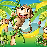 Jungle Monkey Run Game Cover