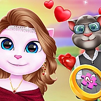 Kitty Couple Lovely Valentine Game Cover