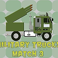 Military Trucks Match 3 Game Cover