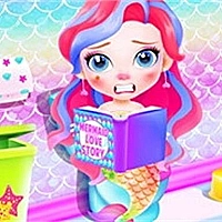 Baby Mermaid Caring Game Cover