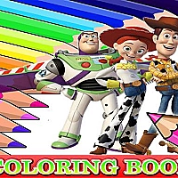 Coloring Book for Toy Story Game Cover