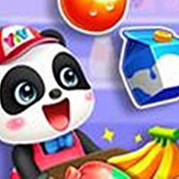 Cute Panda Supermarket - Fun Shopping Game Cover