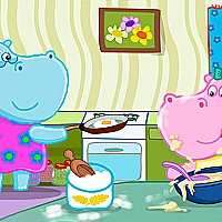 Hippo Cooking School Game Cover