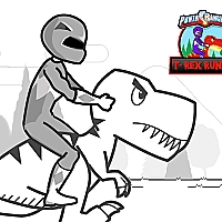 Power Rangers T-Rex Runner Game Cover