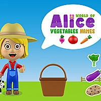 World of Alice   Vegetables Names Game Cover