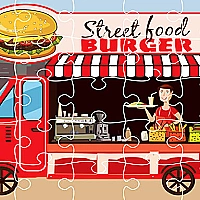 Burger Trucks Jigsaw Game Cover