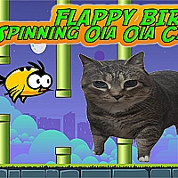 Flappy Bird Spinning oia oia Cat Game Cover