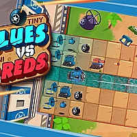 Tiny Blues Vs Mini Reds Game Cover