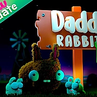 Daddy Rabbit : Zombie invasion in the farm Game Cover
