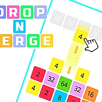 Drop n Merge Blocks Game Cover