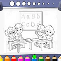 Kids Coloring Book Game Cover