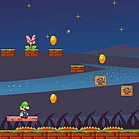 Mario Bros Save Princess Game Cover