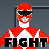 Red Ranger Fight Game Cover