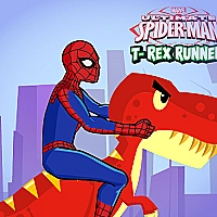 Spiderman T-Rex Runner Game Cover