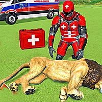 Animals Rescue Doctor Robot 3D Game Cover