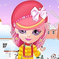 Baby Halen Winter Dress Up Game Cover