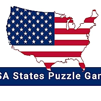 USA States Puzzle Game Cover