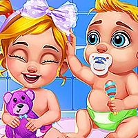 Newborn Sweet Baby Twins Game Cover