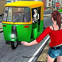 Public Tricycle Rickshaw Driver Game Cover