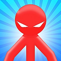 Red Stickman vs Monster School Game Cover