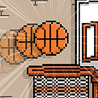 Retro Basketball Game Cover