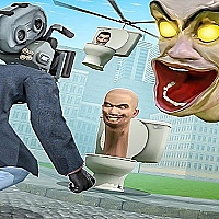 Skibidi Toilet TopDown Survival Game Cover