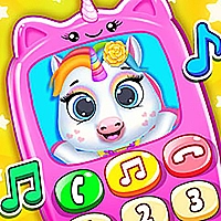 Baby Princess Unicorn Mobile Phone Game Cover